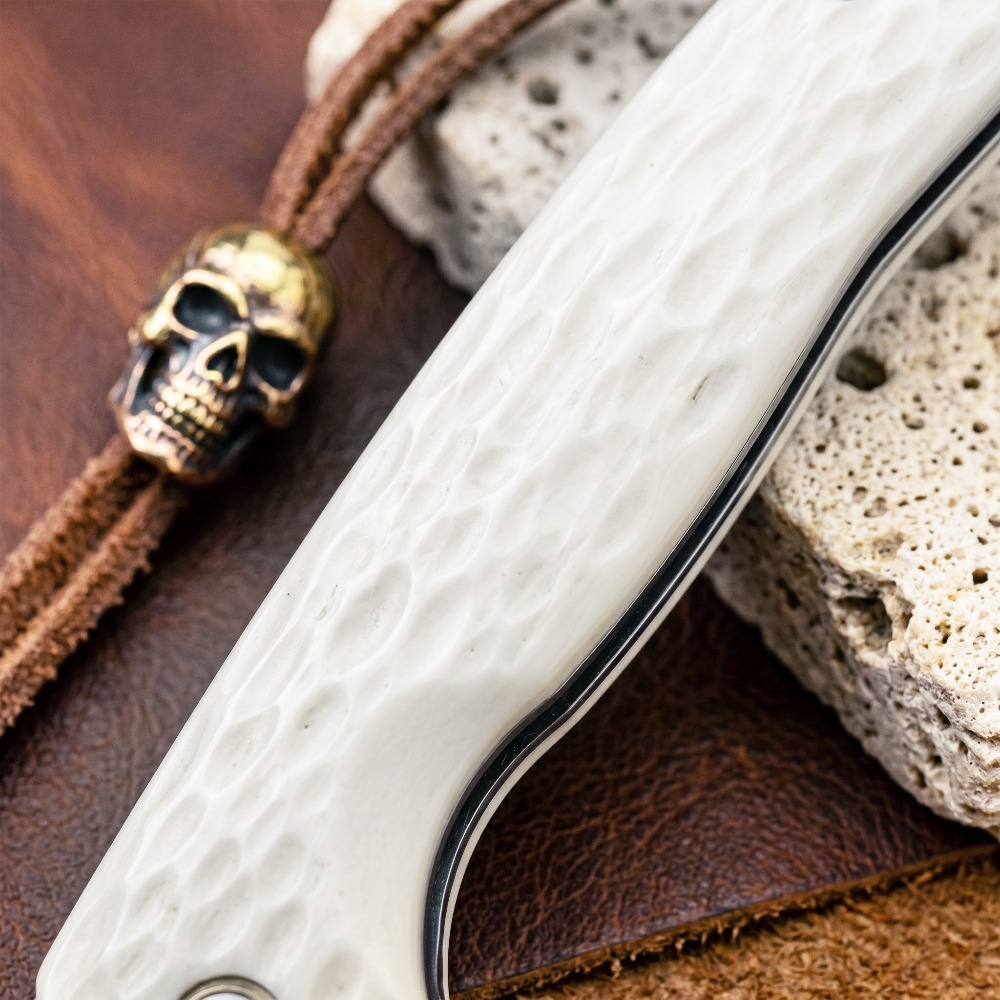 Damascus Blade Folding Pocket  - Bone Folder Tool avaliação e preço