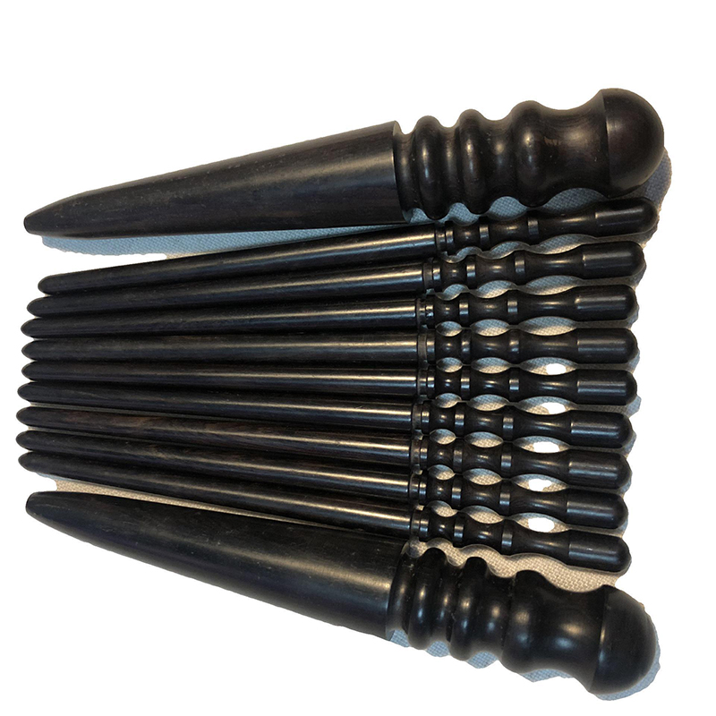 2Pcs High Density Ebony Black  - Leatherwork Tool Kit avaliação e preço