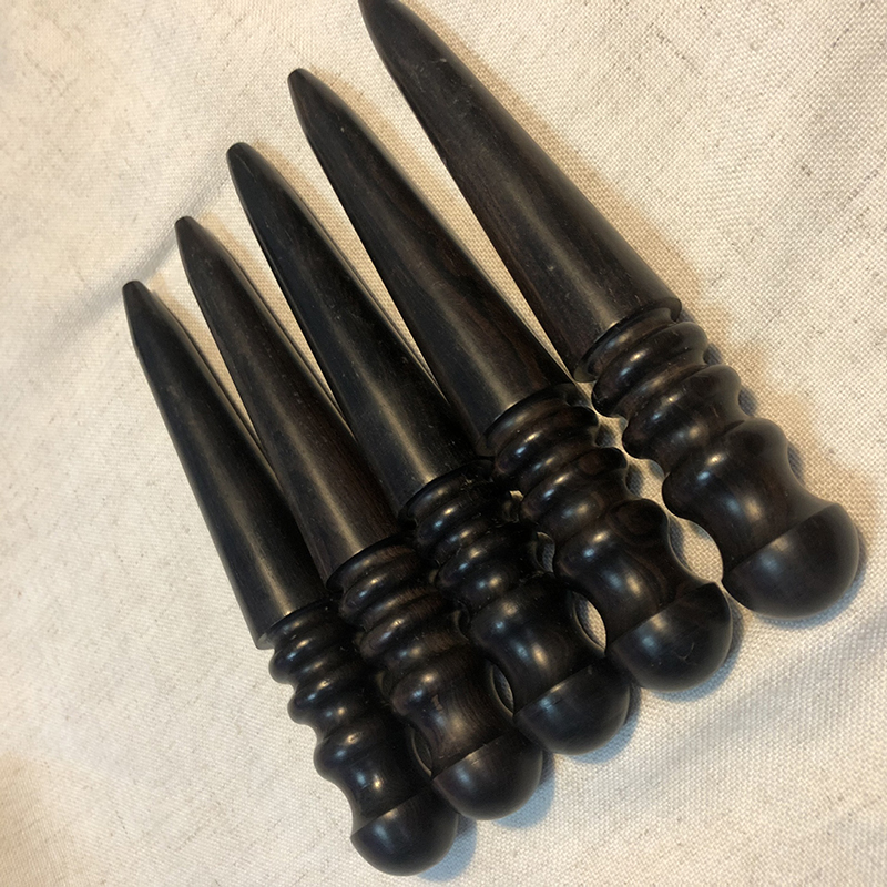 2Pcs High Density Ebony Black  - Leatherwork Tool Kit avaliação e preço