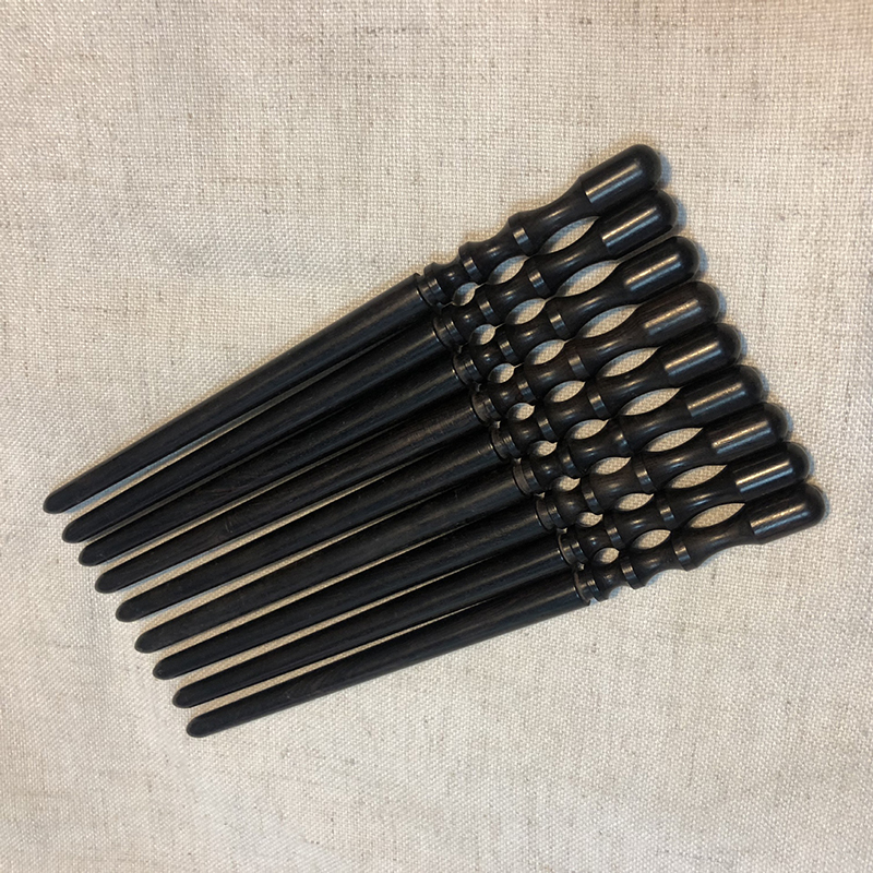 2Pcs High Density Ebony Black  - Leatherwork Tool Kit avaliação e preço