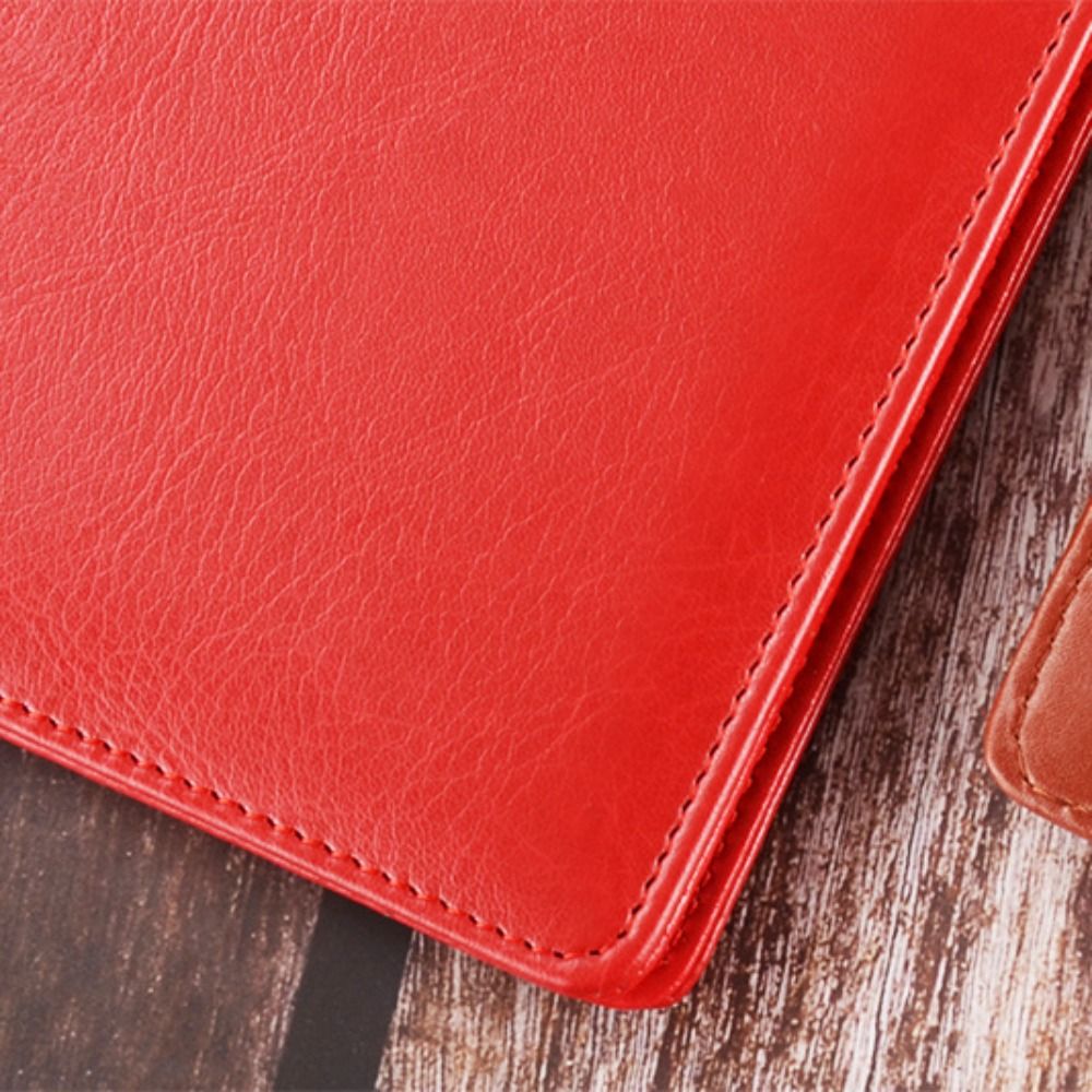 PU Leather A5 File Folder Card - Leather Work Folder avaliação e preço
