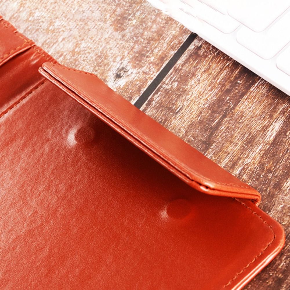 PU Leather A5 File Folder Card - Leather Work Folder avaliação e preço