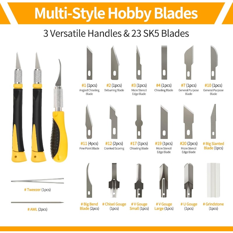30PCS Precision Hobby Knife Se - Leatherwork Knife avaliação e preço