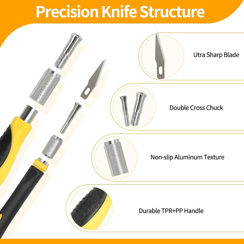 30PCS Precision Hobby Knife Se - Leatherwork Knife avaliação e preço