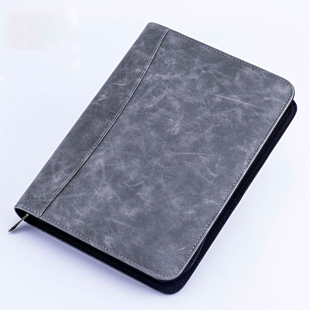 A5 Padfolio File Folder Docume - Leather Work Folder avaliação e preço