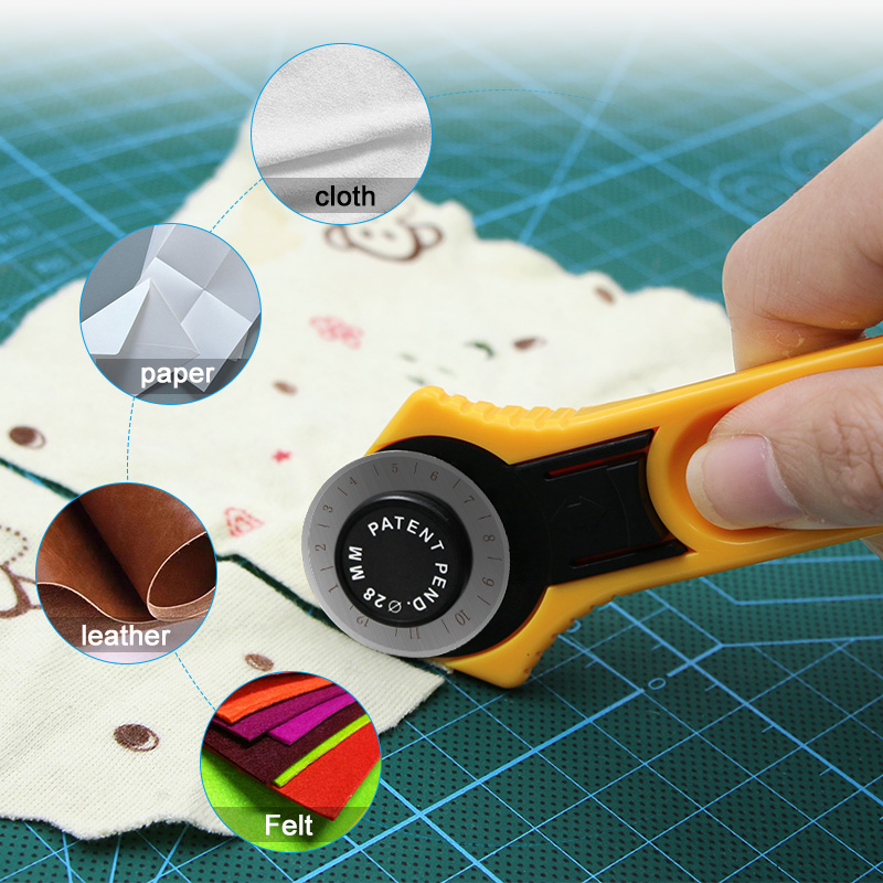 28mm /45mm Rotary Cutter Patch - Leatherwork Knife avaliação e preço