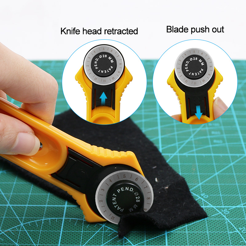 28mm /45mm Rotary Cutter Patch - Leatherwork Knife avaliação e preço