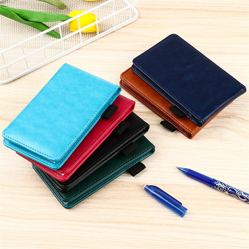 Leather Mini Pocket Notebook M - Leather Work Notepad avaliação e preço