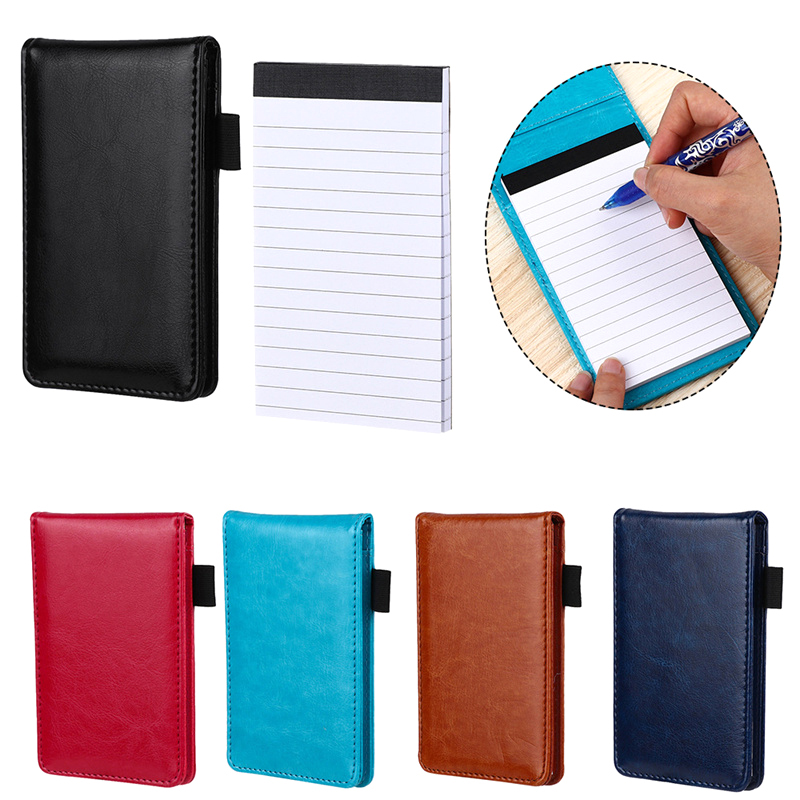 Leather Mini Pocket Notebook M - Leather Work Notepad avaliação e preço