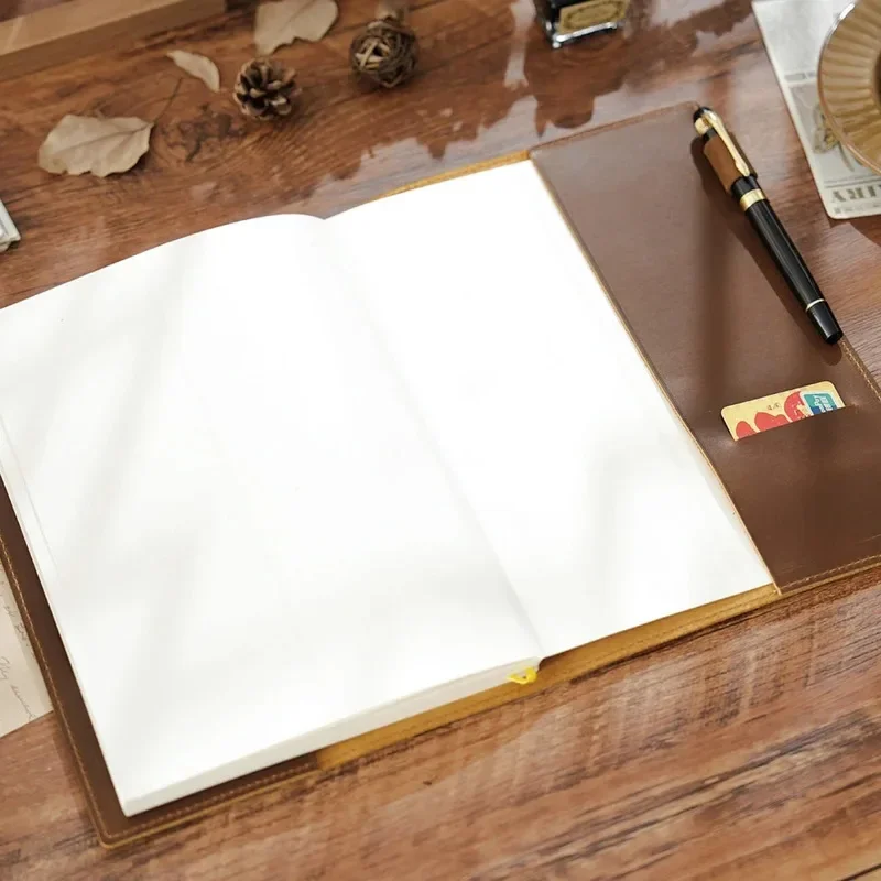 New Vintage Leather B5 Journal - Leather Work Diary Covers avaliação e preço