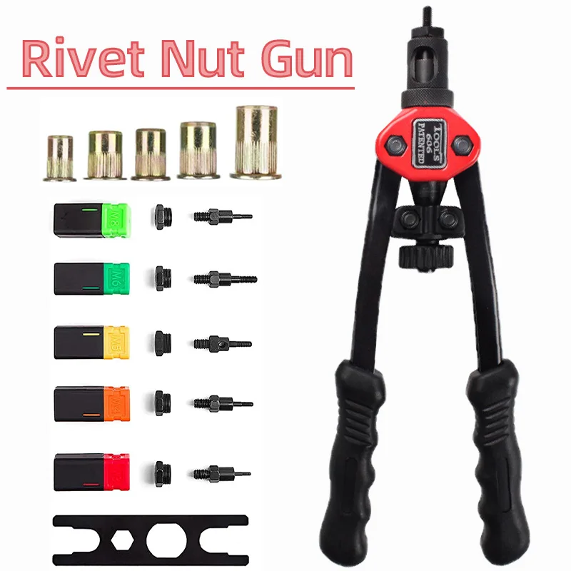 BT-606 Mandrel Rivet Nut Gun,  - Rivet Setter Tool avaliação e preço