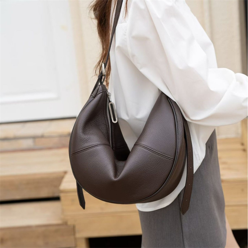 BURMINSA Luxury Genuine Leathe - Leather Work Bag Women avaliação e preço