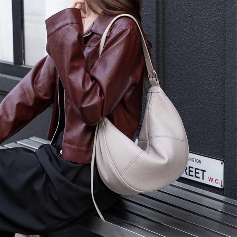 BURMINSA Luxury Genuine Leathe - Leather Work Bag Women avaliação e preço