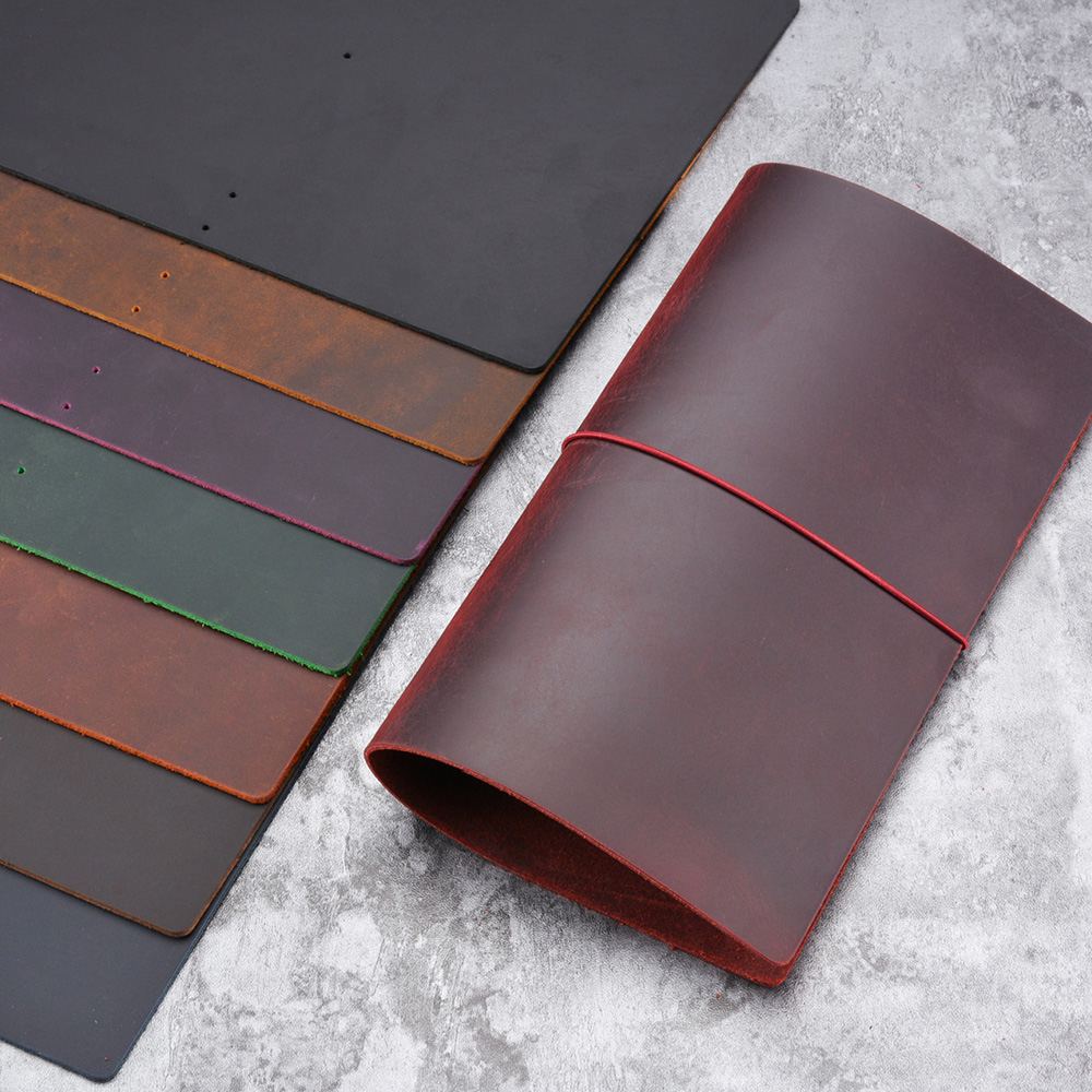 DIY Notebook Cover Crazy Horse - Leather Work Notepad avaliação e preço
