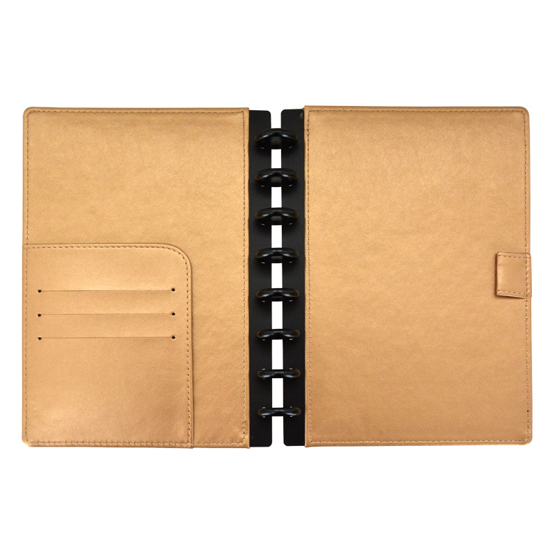 Loose-leaf Leather Cover Mushr - Leather Work Notepad avaliação e preço