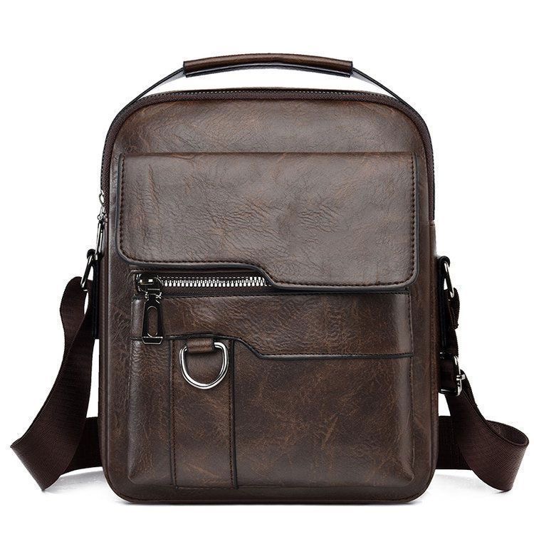 Bullcaptain Casual Men's Shoul - Leather Work Bag Women avaliação e preço