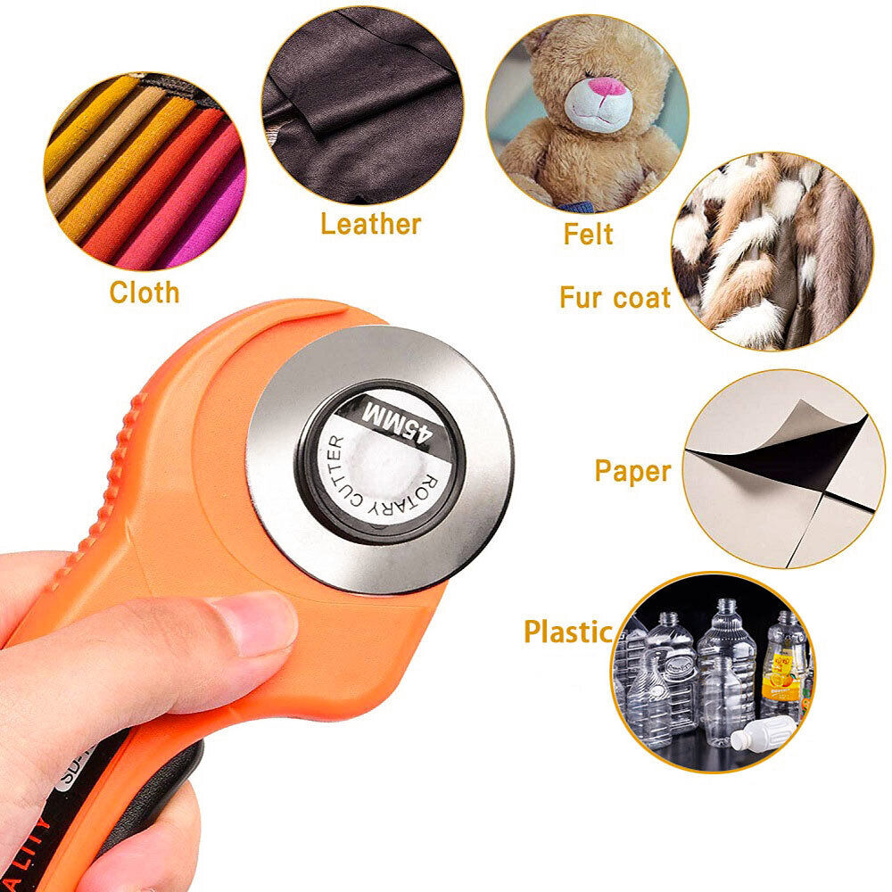 45mm Rotary Cutter Leather Cut - Leatherwork Knife avaliação e preço