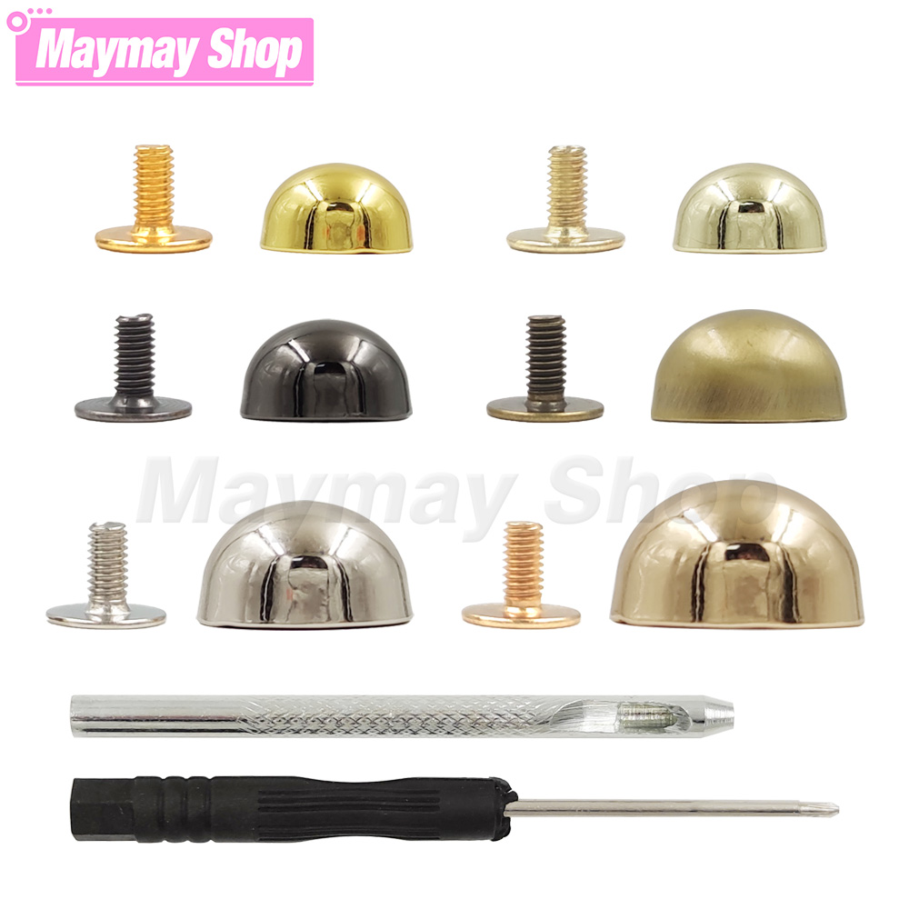 10sets 8/10/12/15/20mm Metal D - Rivet Setter Tool avaliação e preço
