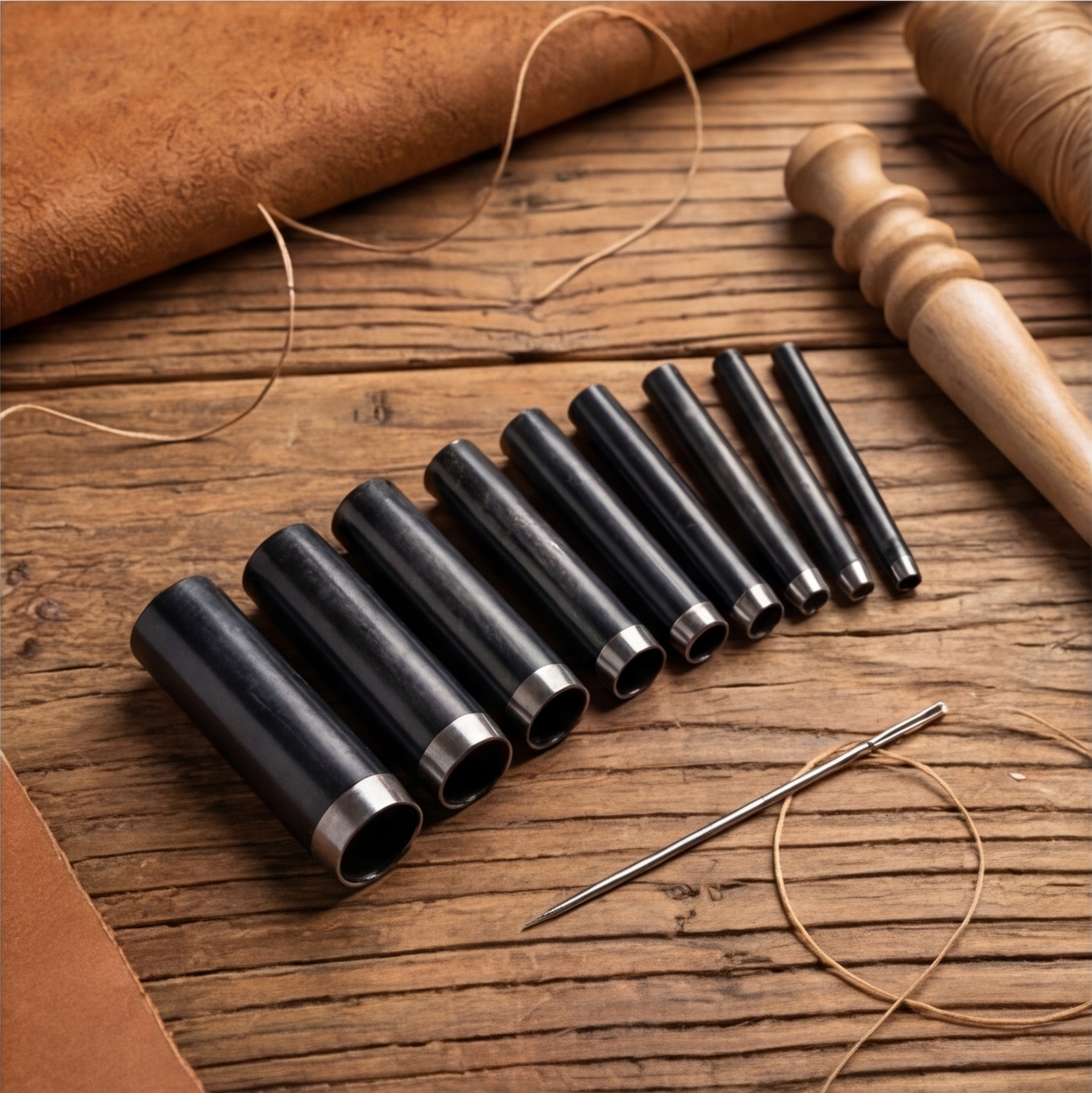 A49 DIY Leatherworking round C - Leatherwork Tool Kit avaliação e preço