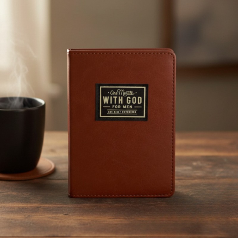 Men’s Prayer Journal One Minut - Leather Work Notepad avaliação e preço