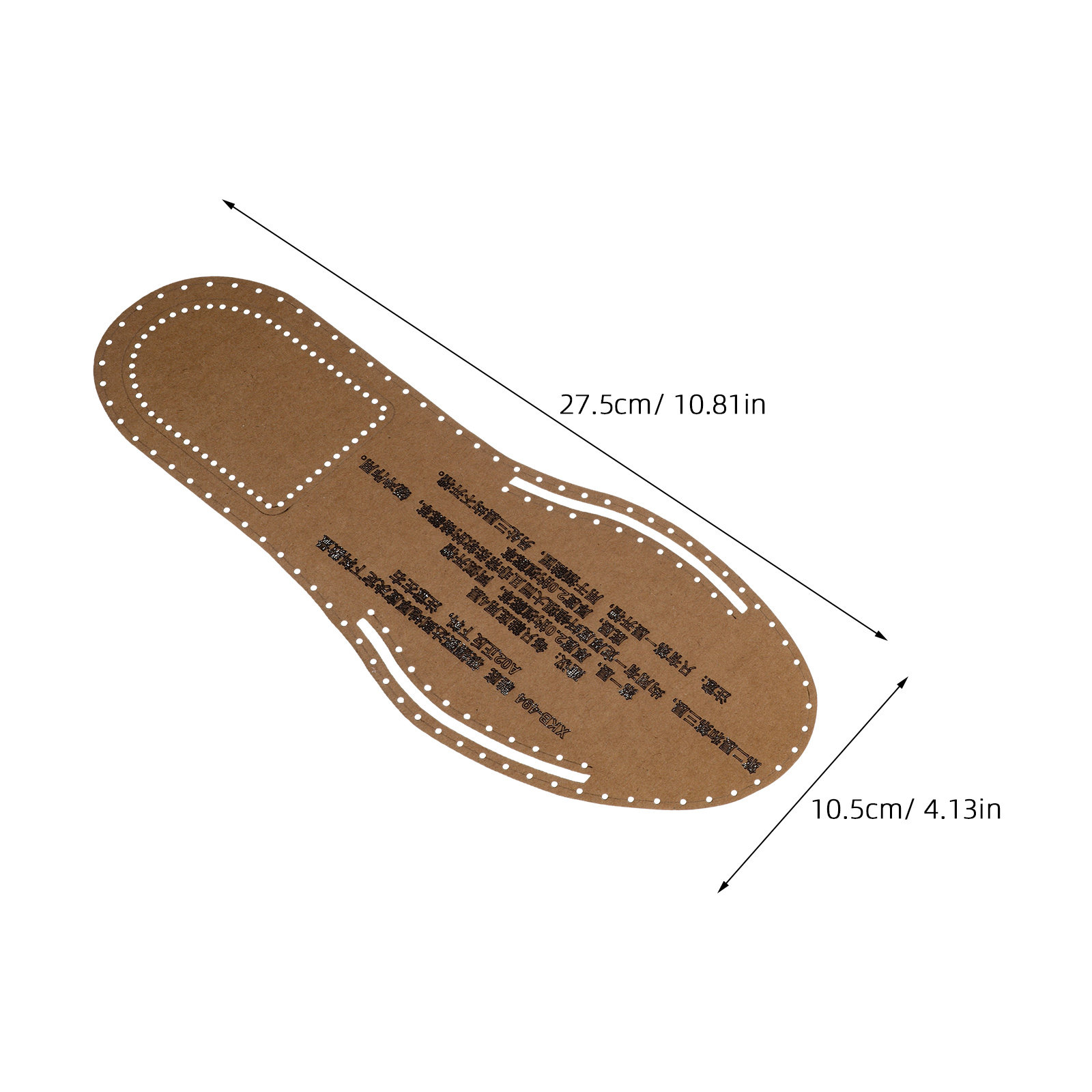 1Set Slipper Pattern Kraft Pap - Leatherwork Patterns avaliação e preço