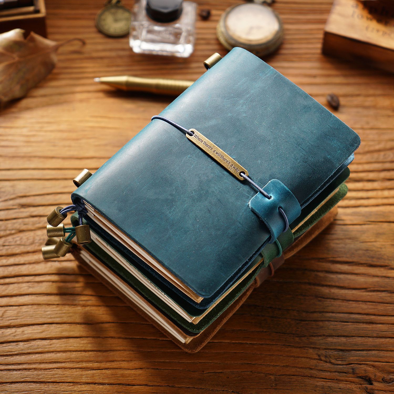 100% TN04 Genuine Leather Trav - Leather Work Notepad avaliação e preço