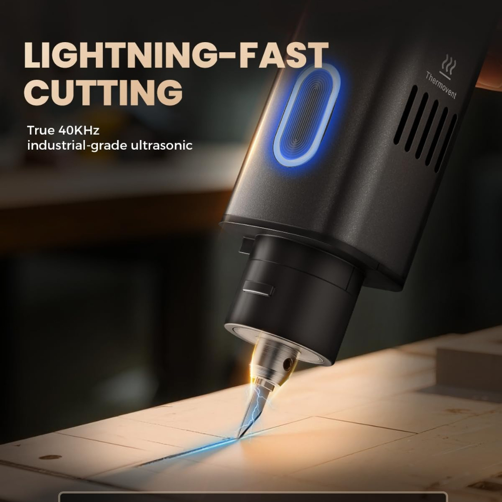 JAKEMY Ultrasonic Cutter Knife - Leatherwork Knife avaliação e preço